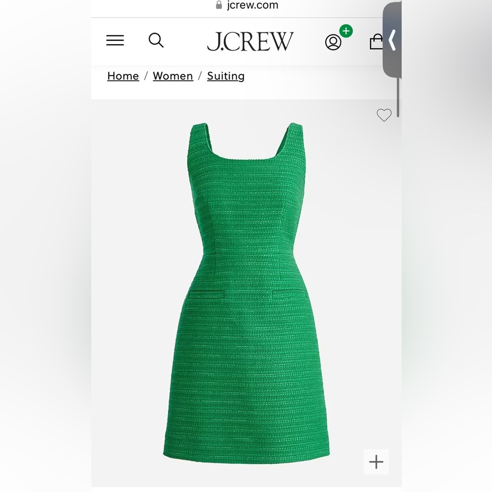 Beautiful J Crew tweed dress sz 4 NWT